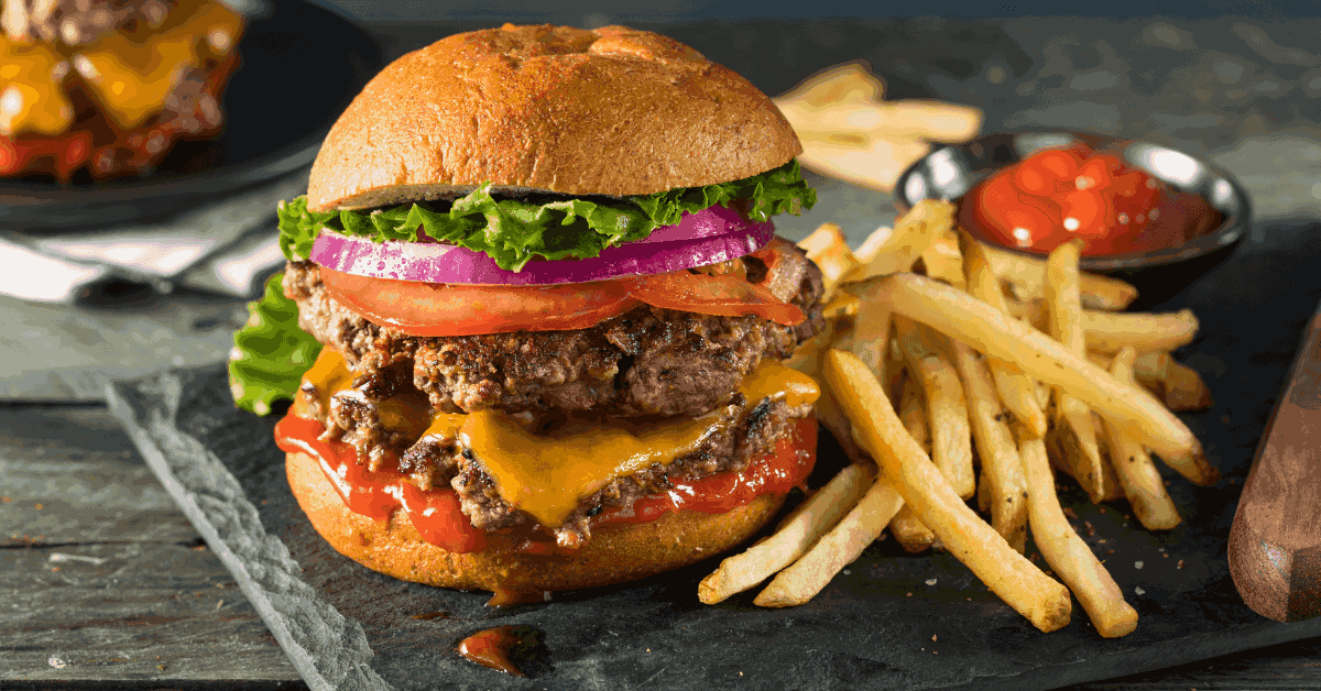 gourmet-burger-with-truffle-fries